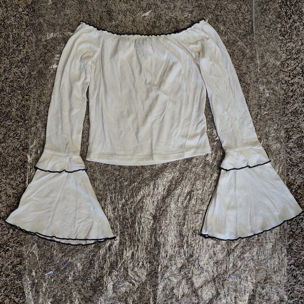 Off Shoulders White shirt
